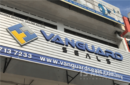 Signage - Ceiling Signage with Aluminium Base