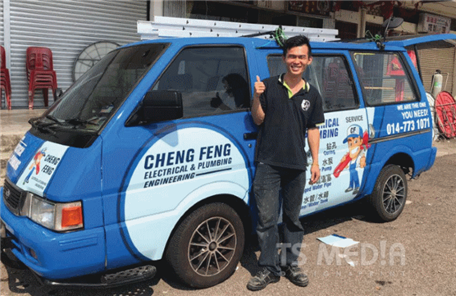 Signage - Wrap Up Sticker for Van